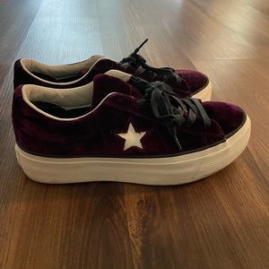 Textured converse sneakers